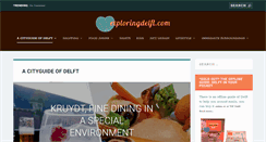 Desktop Screenshot of exploringdelft.com
