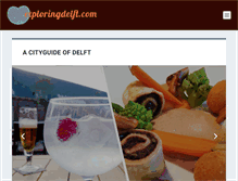 Tablet Screenshot of exploringdelft.com